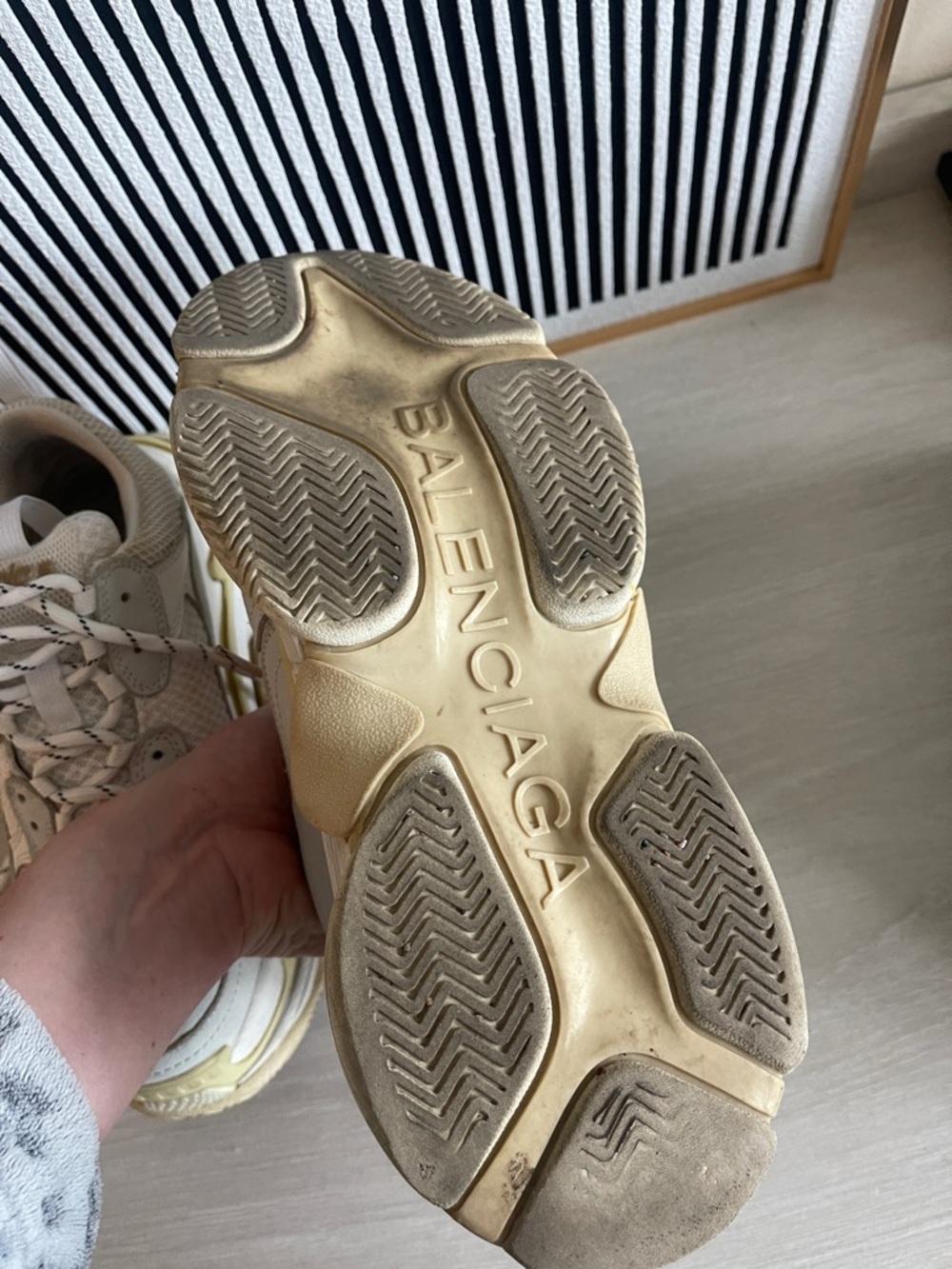 Balenciaga Triple S Chunky Low-Top Sneakers, size 38 - Picture 4 of 5